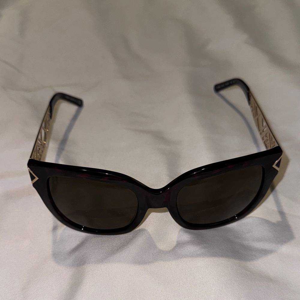 Tory Burch Black and Gold Sunglasses
